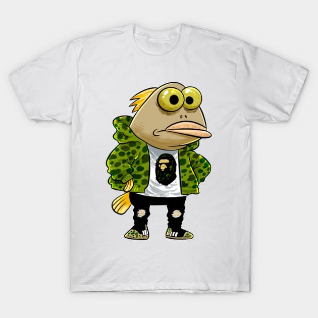 spongebob fish T-Shirt by weirdesigns